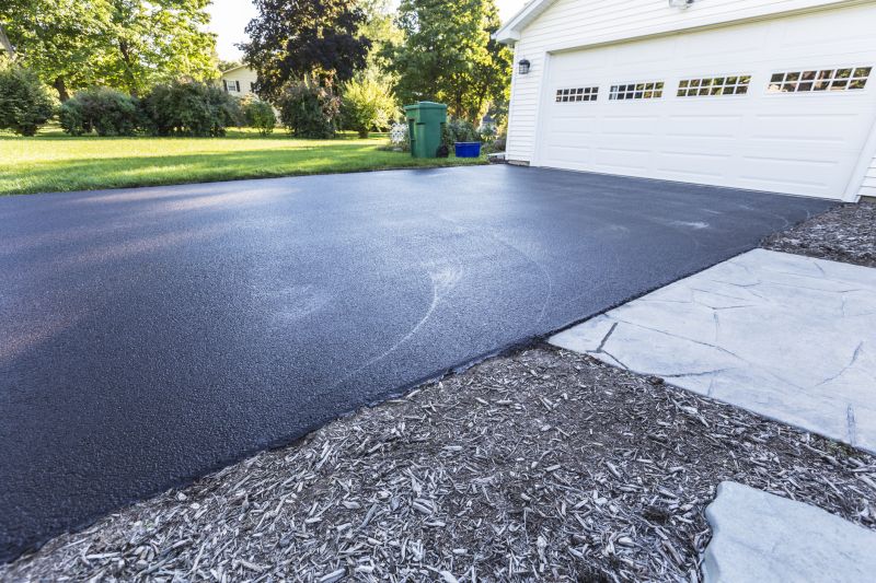 Blacktop Driveway with Clean Edges